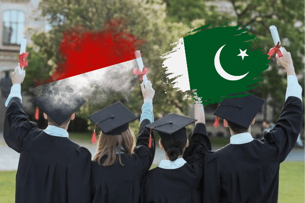 Ilustrasi tentang para mahasiswa Indonesia yang meraih program beasiswa ke Pakistan