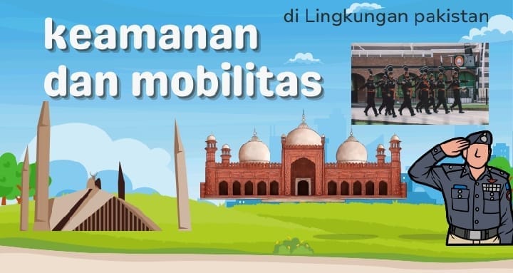 Pemandangan jalanan kota Islamabad yang tertib, mencerminkan aspek keamanan dan mobilitas