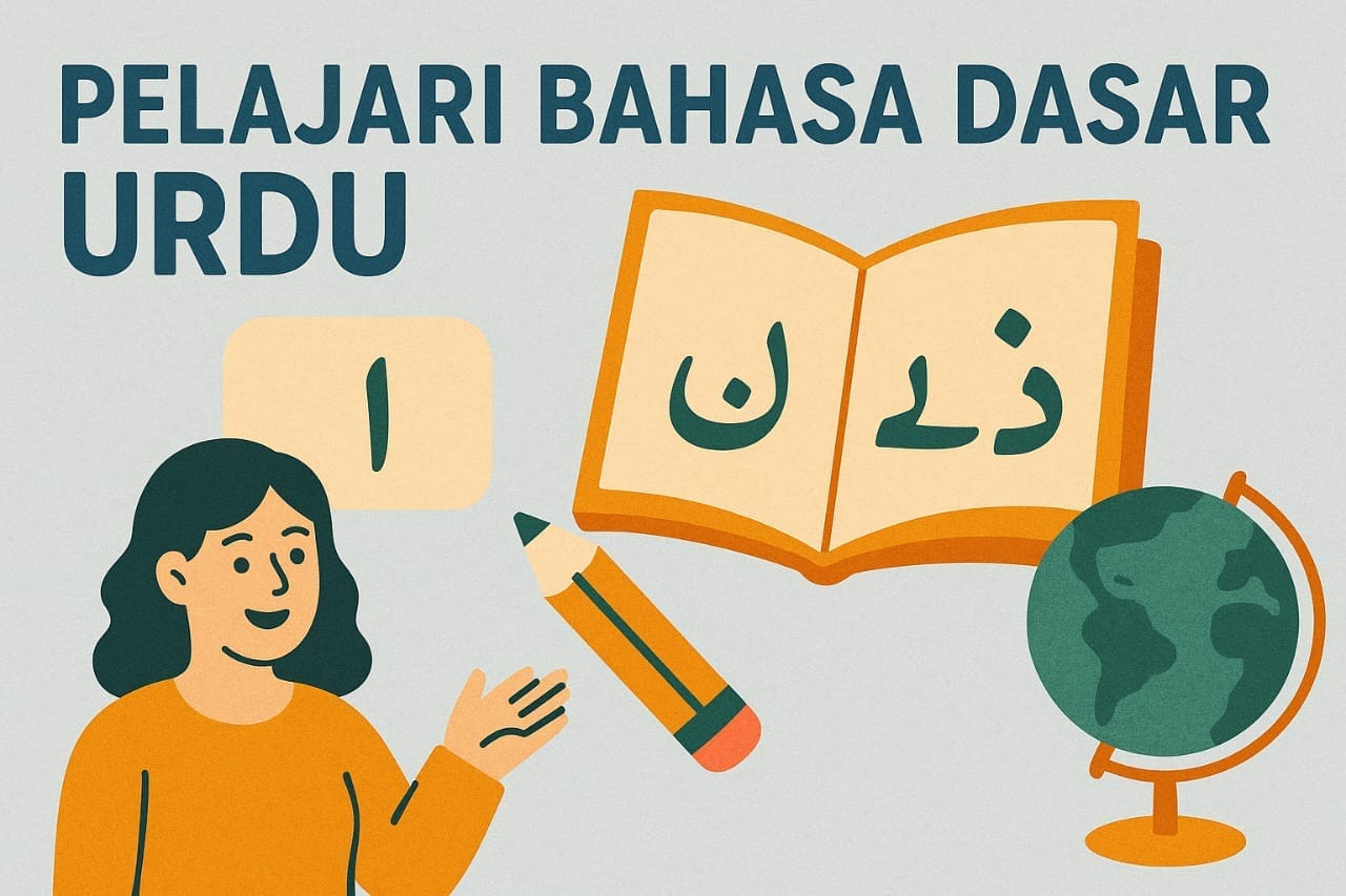 Buku panduan belajar bahasa Urdu dengan frasa dasar