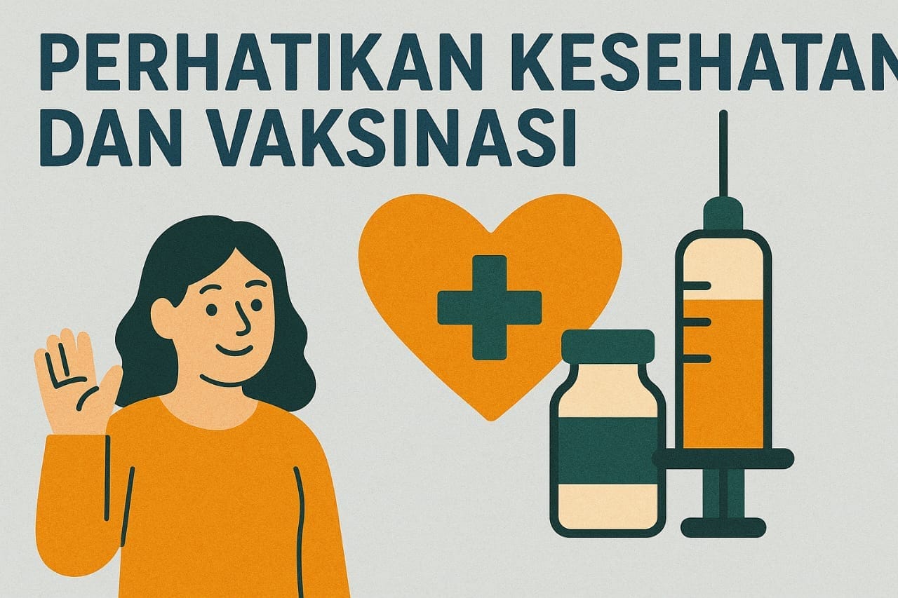 Ilustrasi suntik vaksin, penting untuk kesehatan WNI di Pakistan