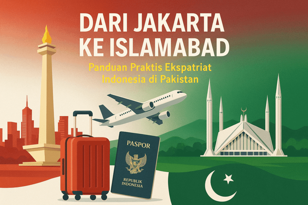 Seorang warga negara Indonesia beradaptasi dengan kehidupan di Pakistan, mencerminkan panduan praktis untuk ekspatriat