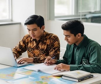 Dua pemuda Gen Z dari Indonesia dan Pakistan berkolaborasi dalam pendidikan digital