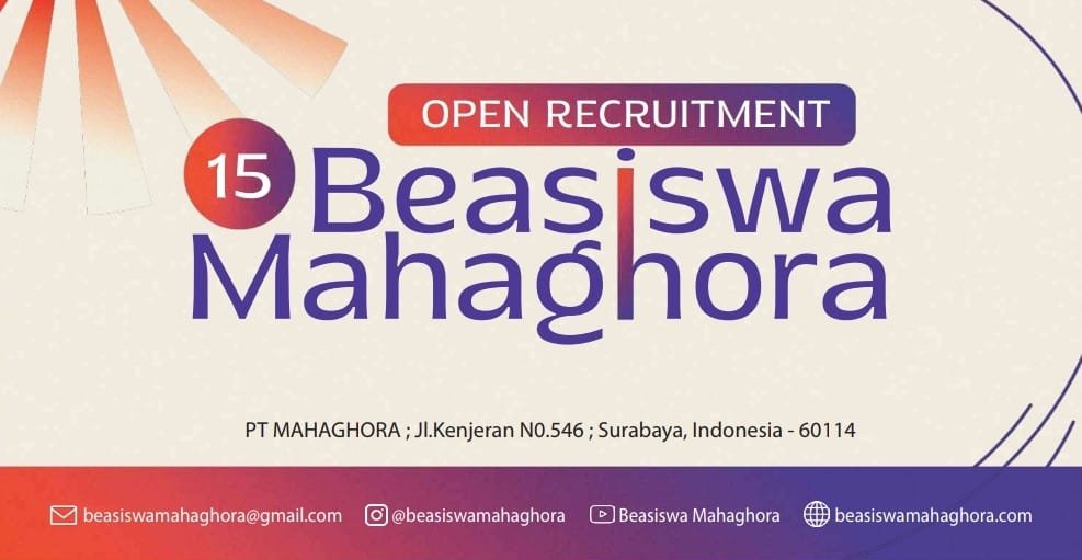 Logo resmi program beasiswa Mahaghora