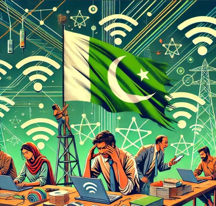 Grafik alasan utama pemerintah Pakistan memprioritaskan pembangunan infrastruktur digital