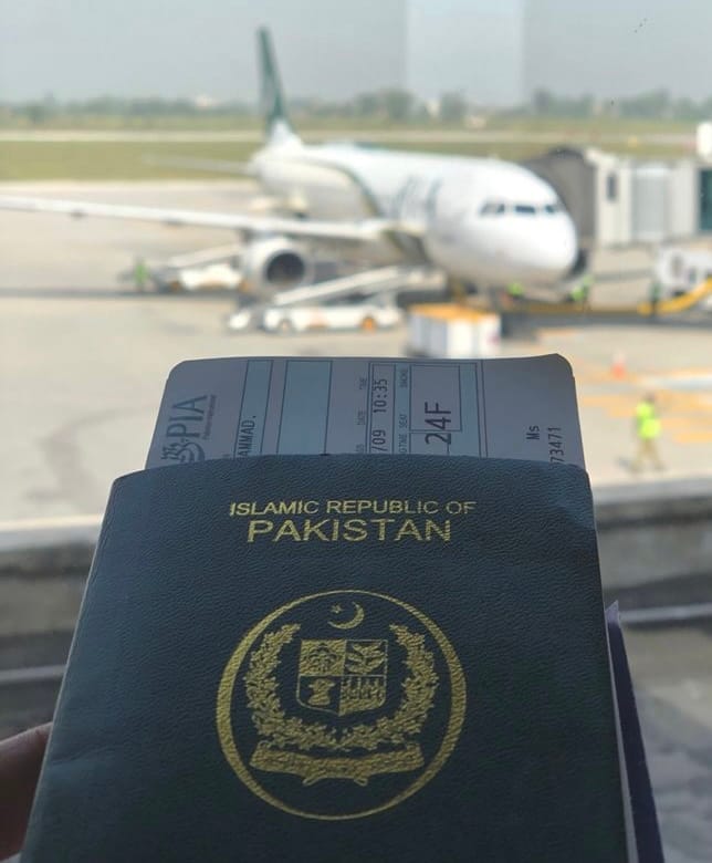 Peta rute penerbangan dari Indonesia ke kota-kota di Pakistan