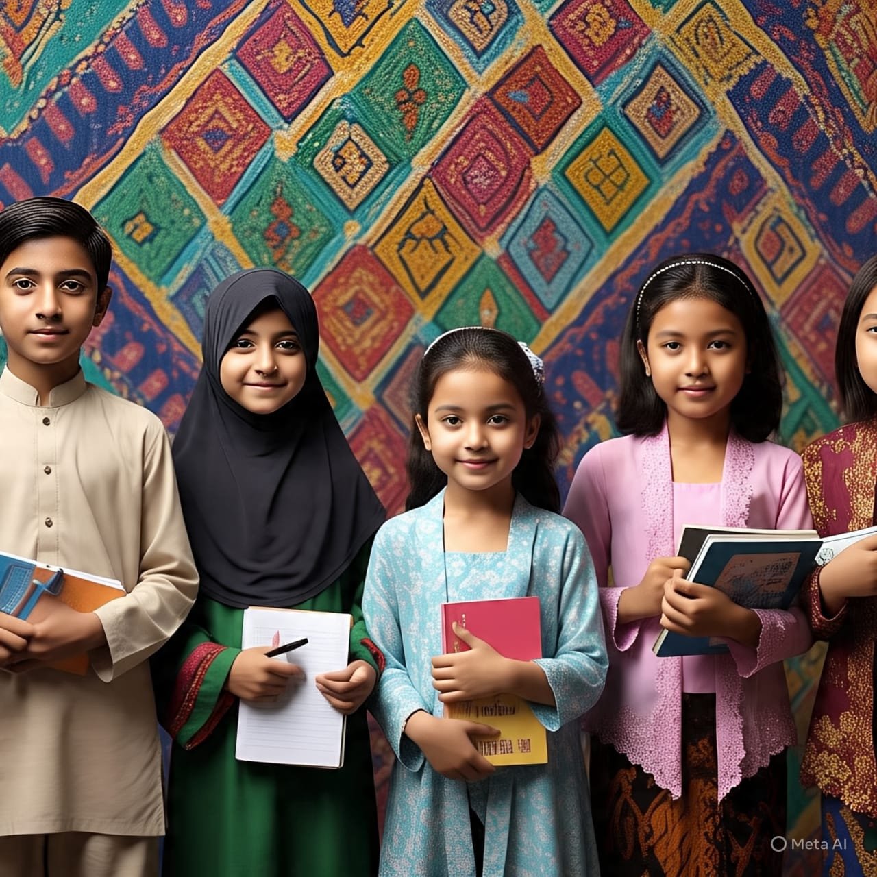 Siswa Pakistan belajar kurikulum Islamiat dan mata pelajaran umum