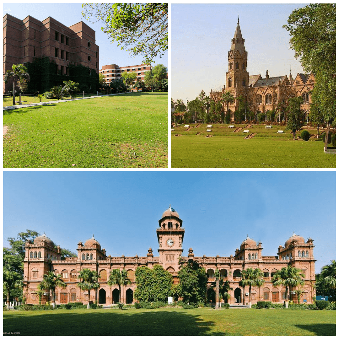 Gedung utama University of the Punjab di Lahore