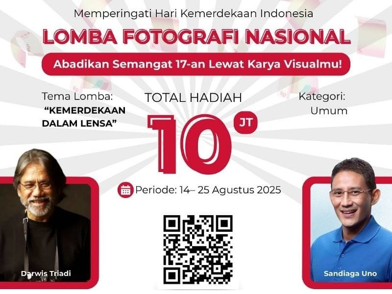 Lomba Fotografi Nasional ICA 2025 “Kemerdekaan dalam Lensa” dengan Total Hadiah 10 Juta Rupiah