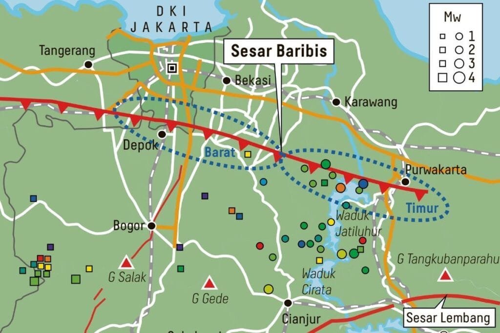 Sesar Baribis Diduga Picu Gempa Bekasi- Penjelasan Badan Geologi