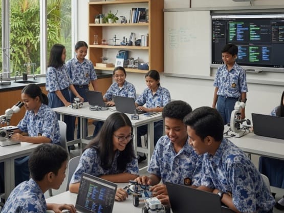 Siswa-siswi di Asia Tenggara dan Asia Selatan berpartisipasi dalam inovasi pendidikan STEM