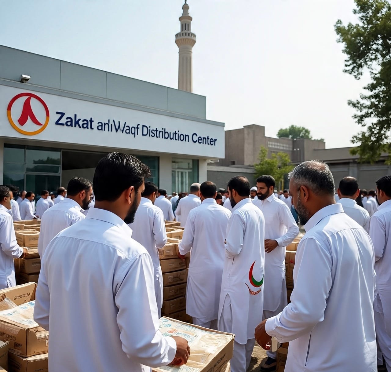 Proses pembagian zakat yang dilakukan di Pakistan untuk membangun ekonomi umat