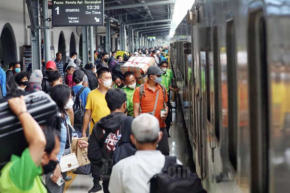 50 Ribu Mudik Kereta Lebaran