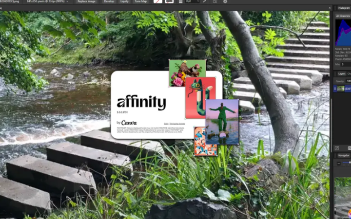 Canva resmi meluncurkan Affinity versi gratis selamanya, menandai era baru desain digital tanpa batas. Sumber gambar: NT Compatible