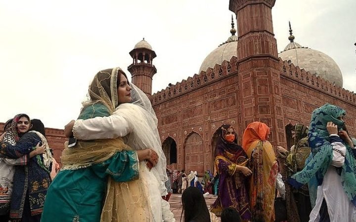 Foto lebaran idul adha di Pakistan