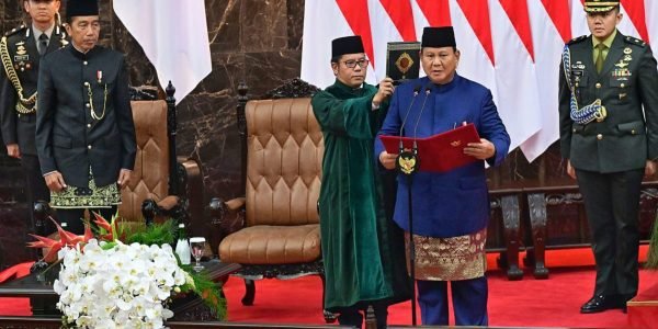 Pelantikan Prabowo Subianto menjadi Presiden RI