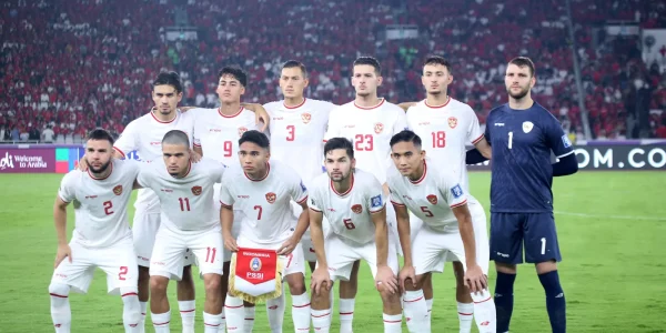 Timnas Indonesia Saat Laga Tandang Melawan Bahrain